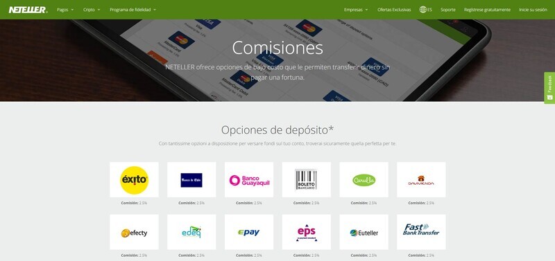 comisiones neteller argentina