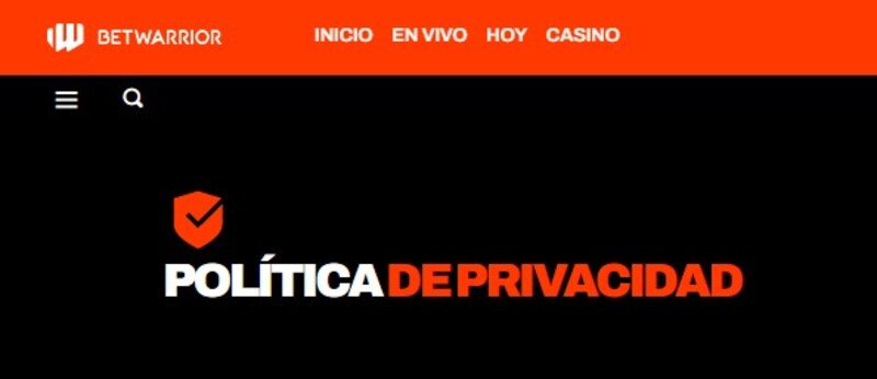 politica privacidad betwarrior